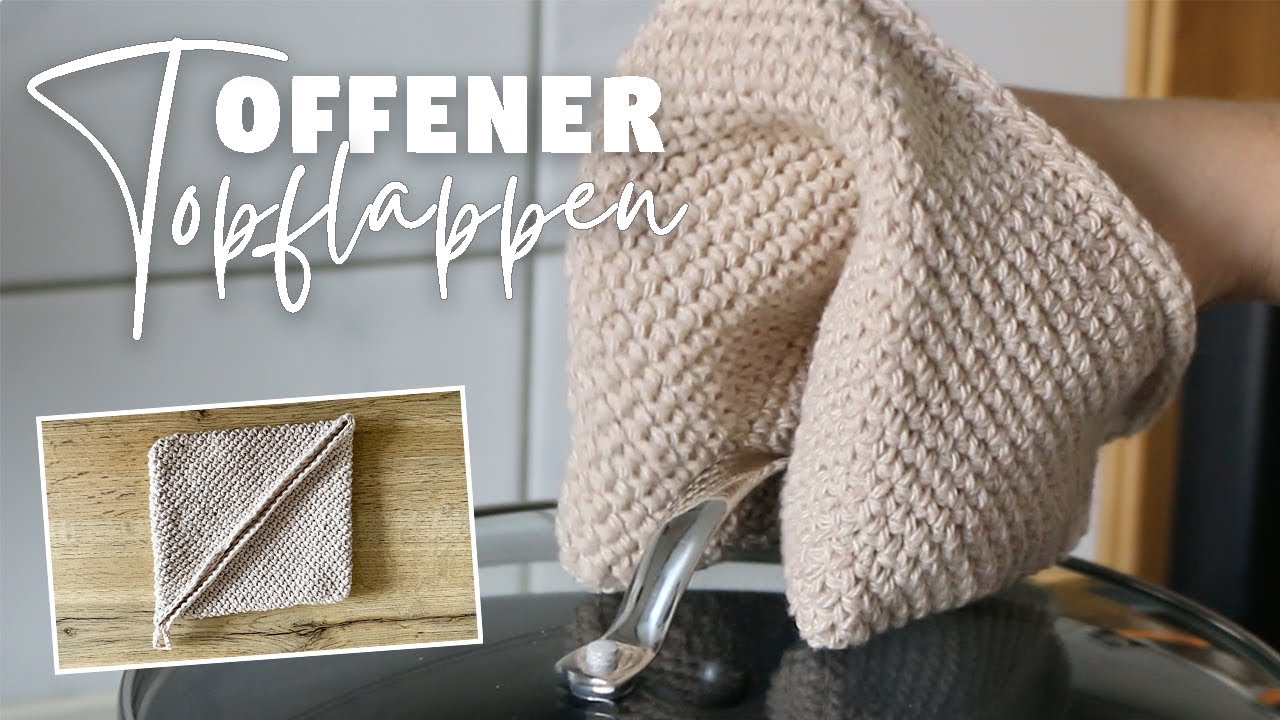 Zauber Topflappen mit Eingriff häkeln