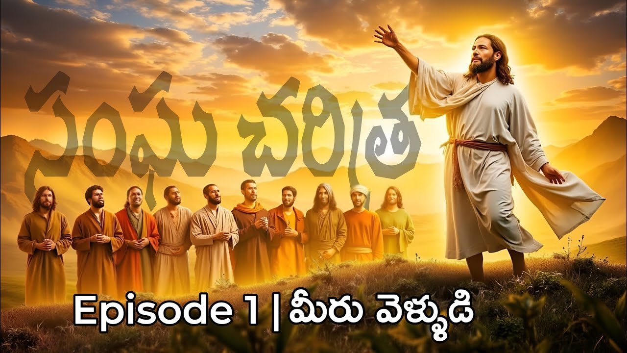 సంఘ చరిత్ర The church history documentary series telugu. Episode 1 - మీరు వెళ్ళుడి Thandri sannidhi