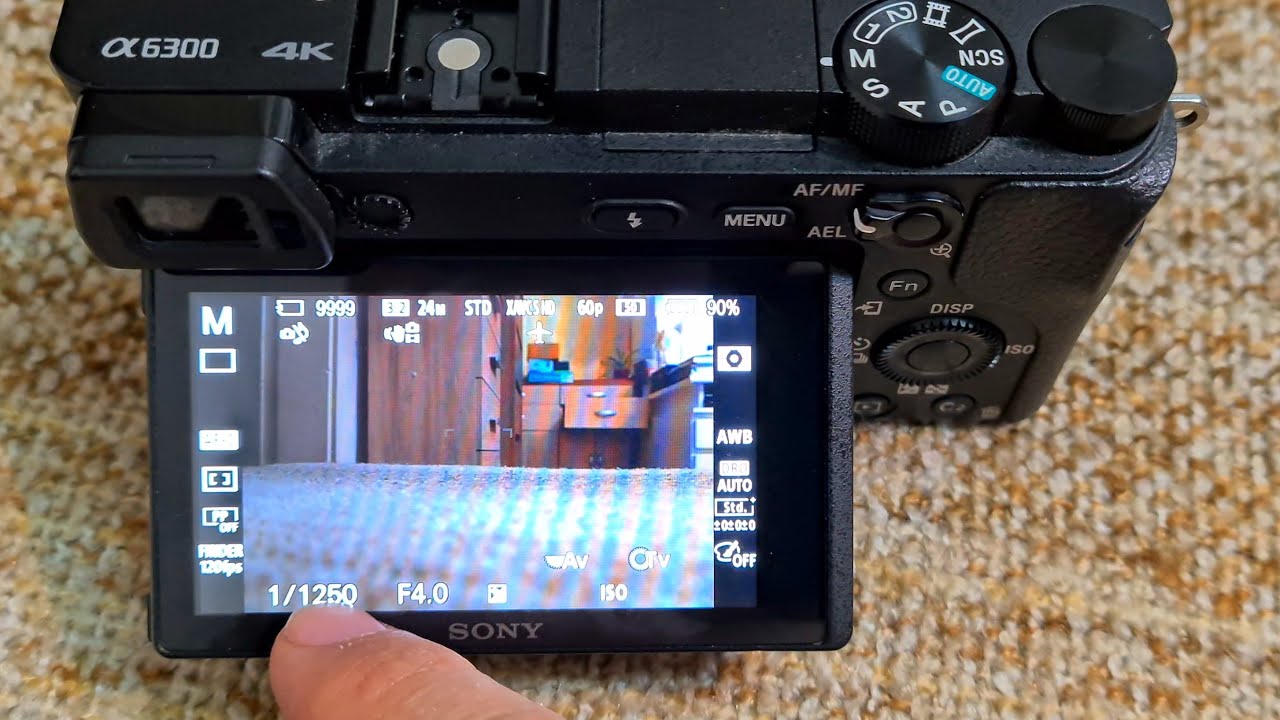 A6300: Как вручную управлять выдержкой и диафрагмой (F-числом)?