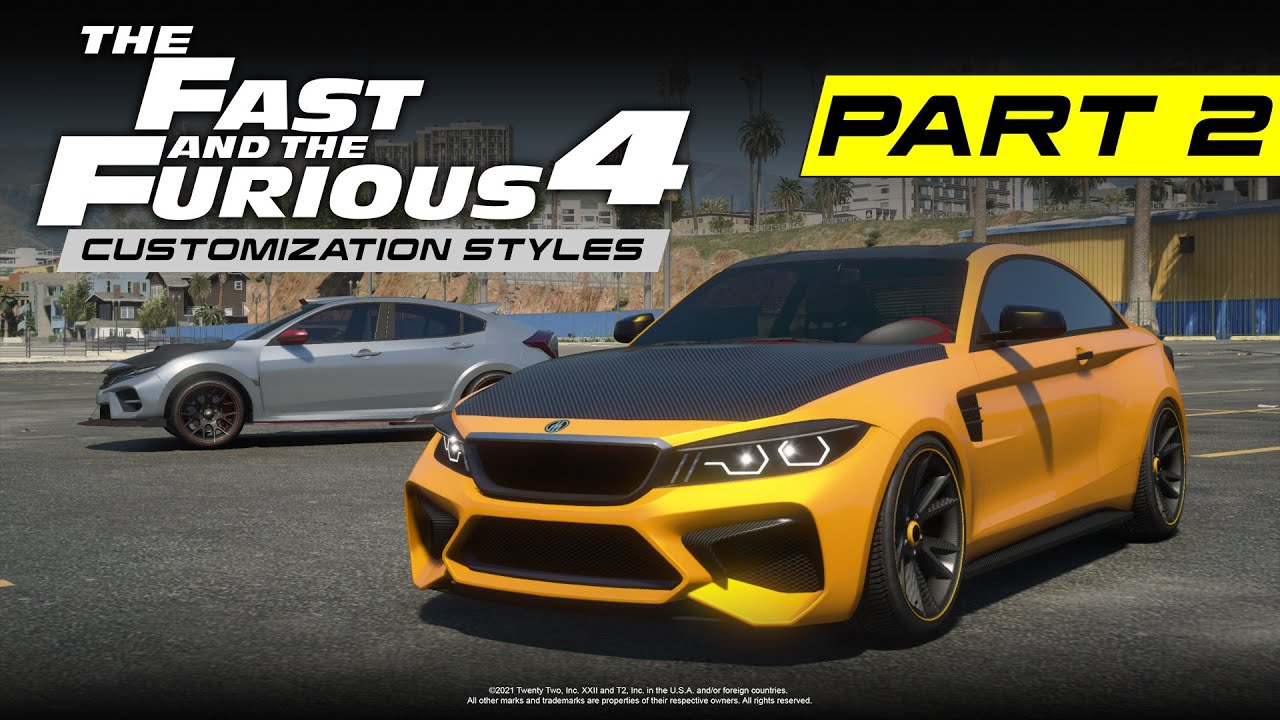 GTAO - Fast & Furious 4 Customization Styles | Part 2