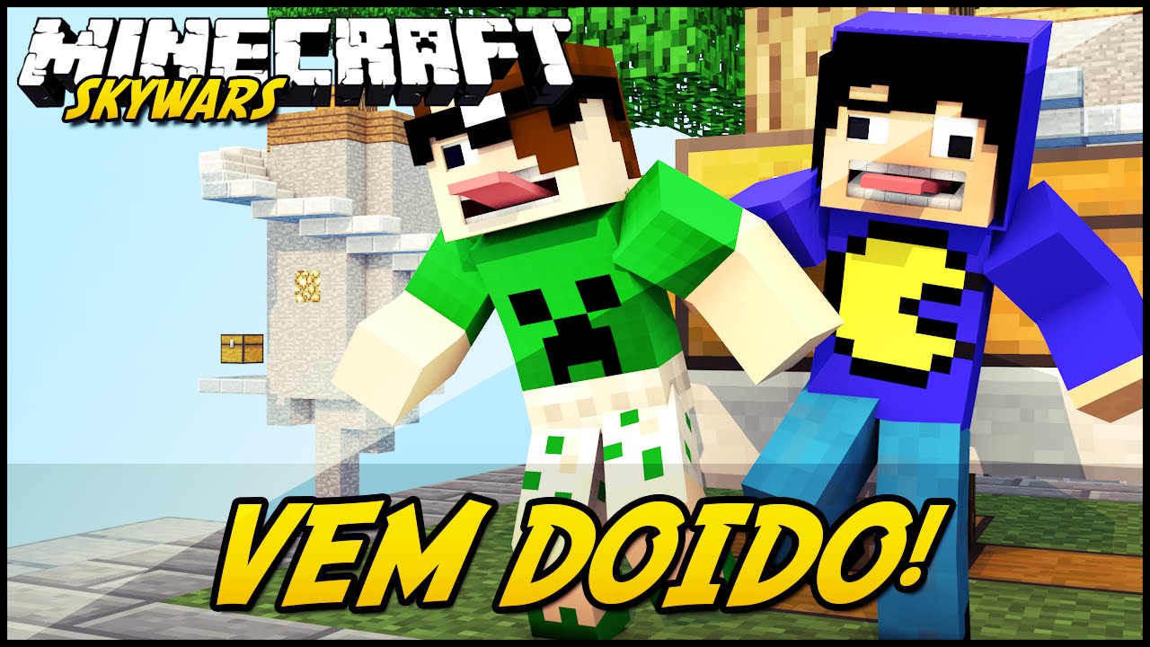 Minecraft: VEM DOIDO! (SKYWARS)