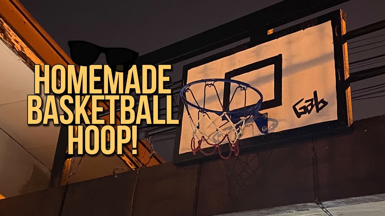 Gagawa ako ng Homemade Basketball Hoop!