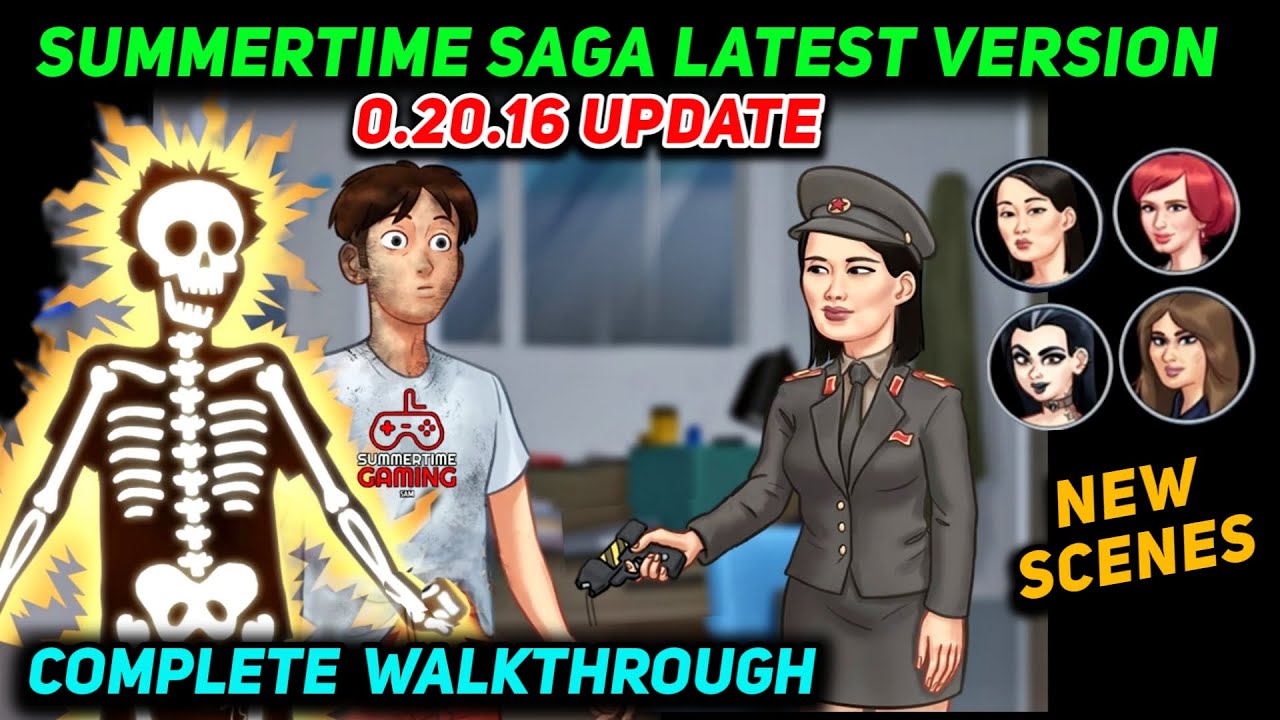 SUMMERTIME SAGA 0.20.16 NEW UPDATE MISSION 🔥 SUMMERTIME SAGA 0.20.16 VERSION FULL WALKTHROUGH