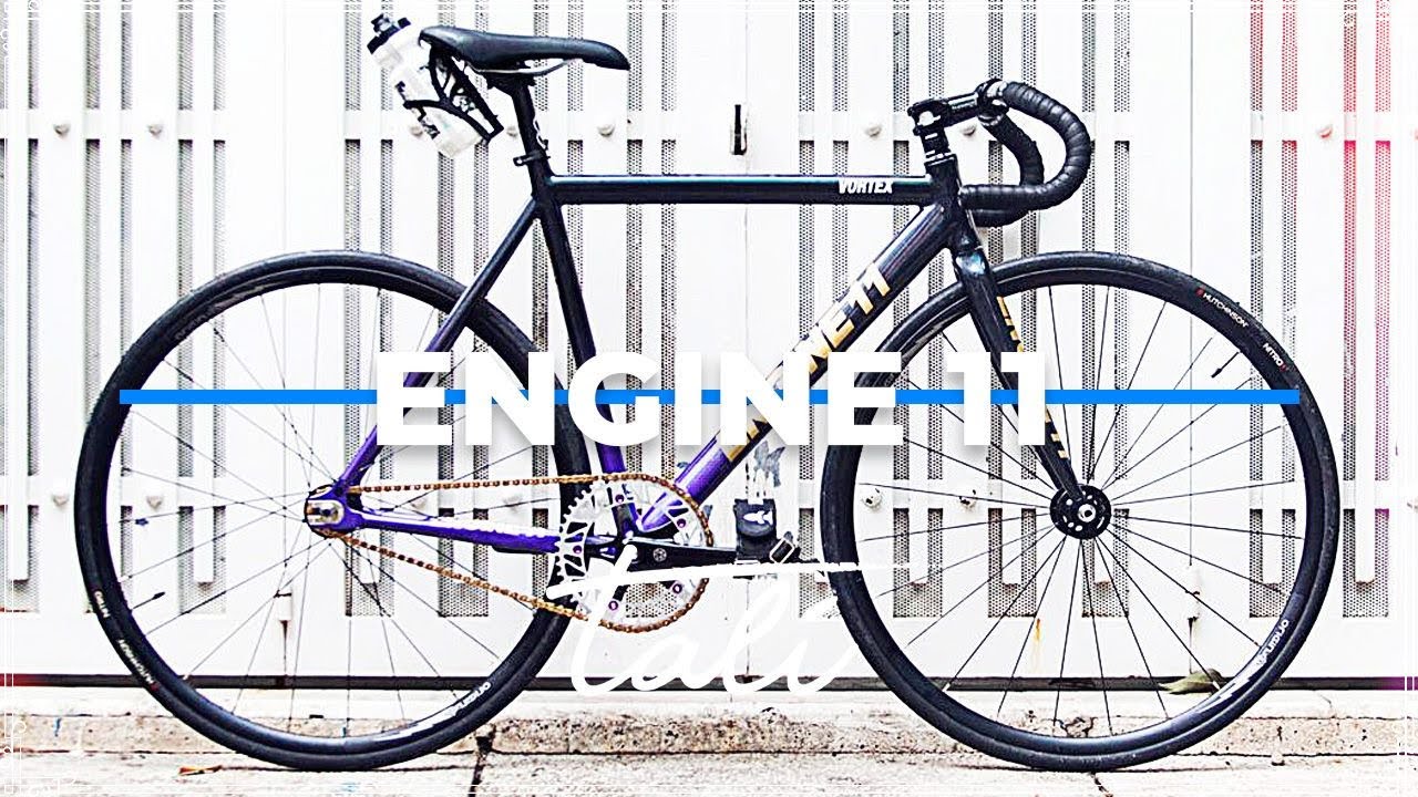 DREAM BUILD FIXED GEAR BIKE - VORTEX 2017 - PURPLE BLACK - Engine 11 // TALI Bike