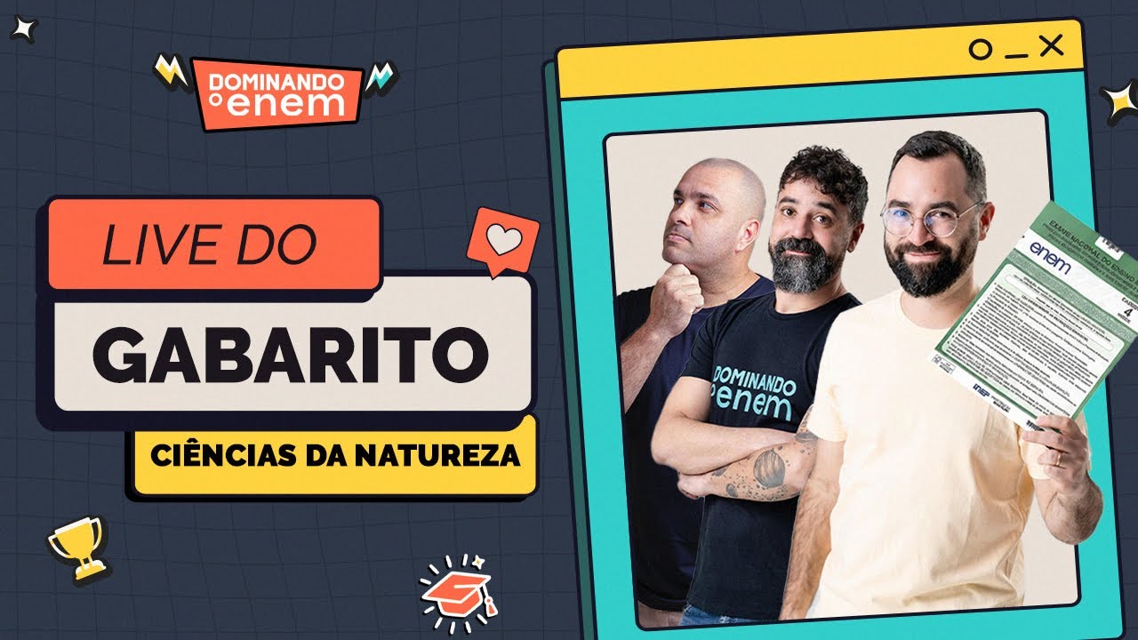 🎯 GABARITO ENEM 2º DIA - Correção da prova | Dominando o ENEM