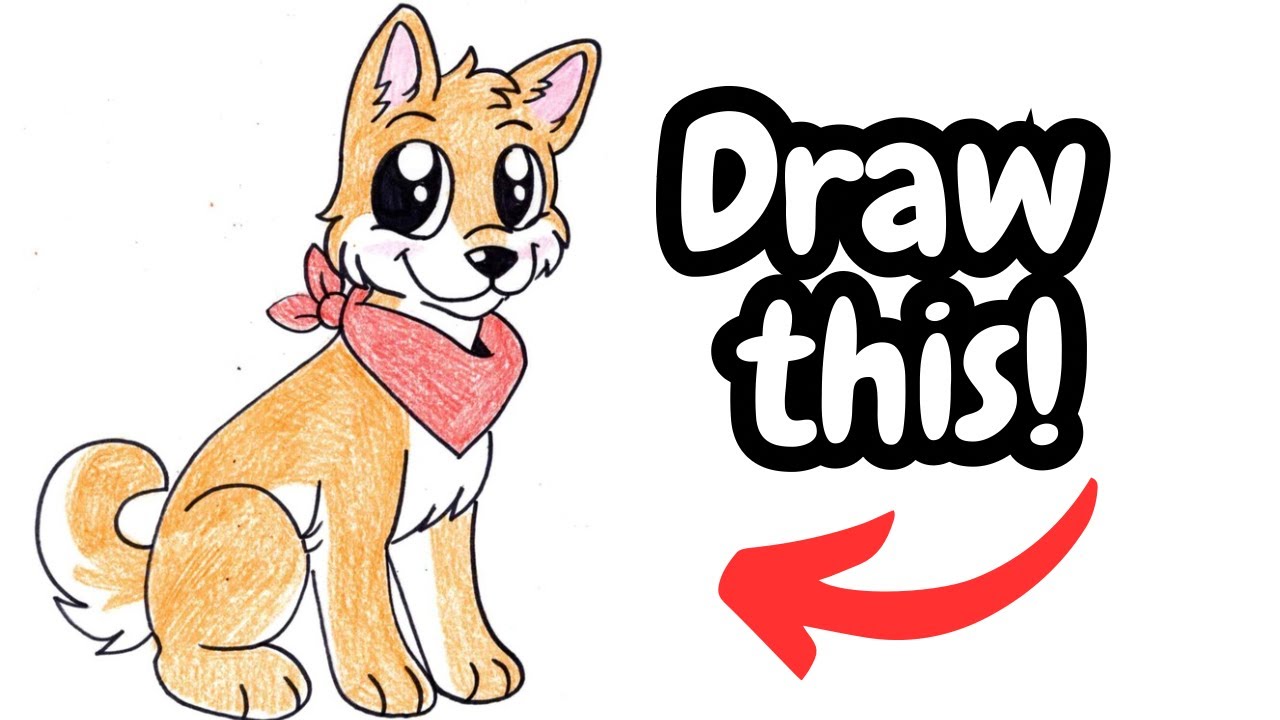 How to Draw a Shiba Inu!