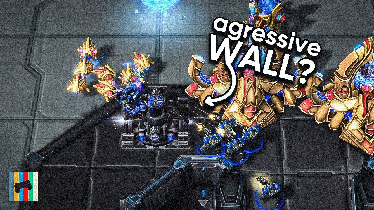 Will Cheese Fail - 200 IQ Terran Wall Block - Starcraft 2 - LAGTV