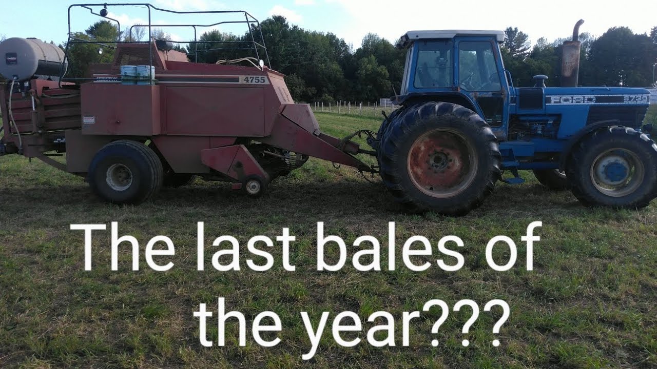 Removing bales from the big square baler