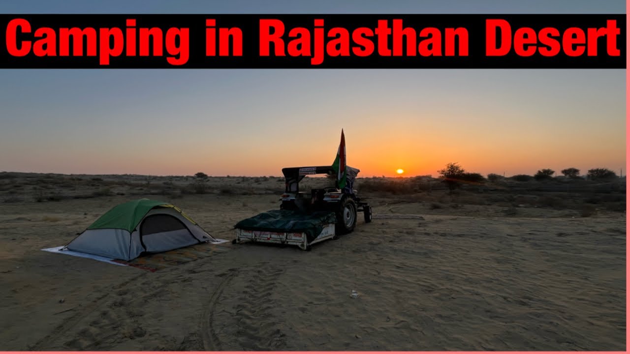 Camping in Rajasthan Desert | One Night with Nature #rajasthan #rajsthani 