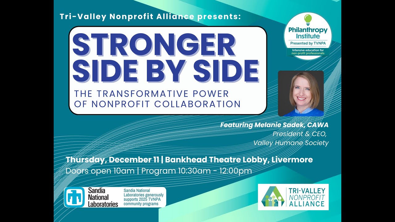 TVNPA Presents "Stronger Side by Side: The Transformative Power of Collaboration" By Melanie Sadek