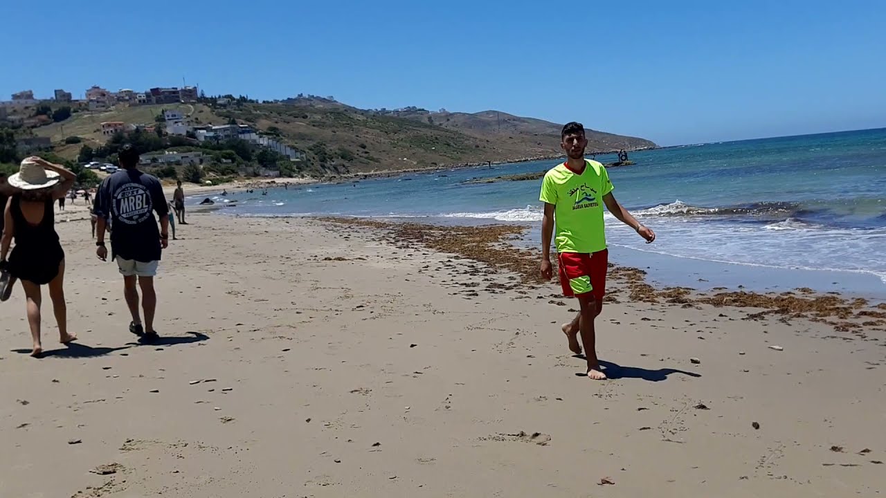 شاطئ غوجين بالقرب من الديكي والقصر الصغير قليل من يعرفه Tanger route ksar sghir plage diki-ghougine
