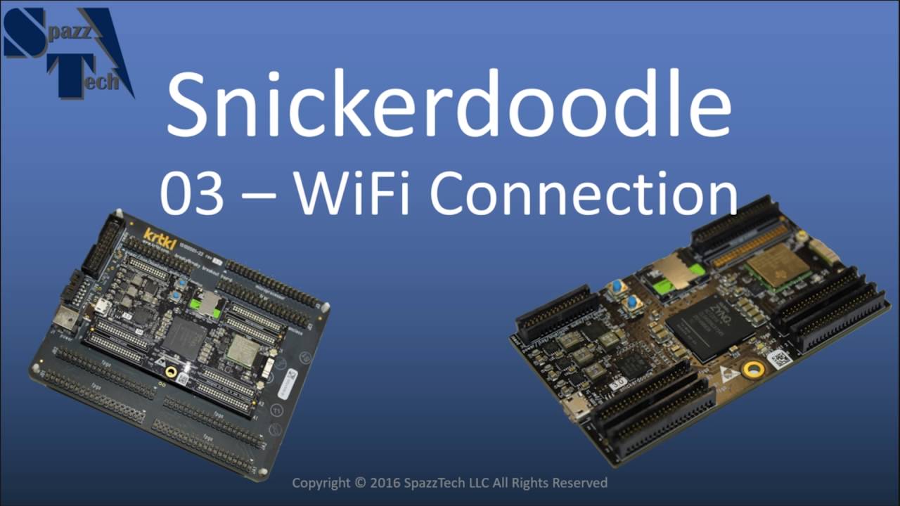 snickerdoodle WiFi and SSH connection