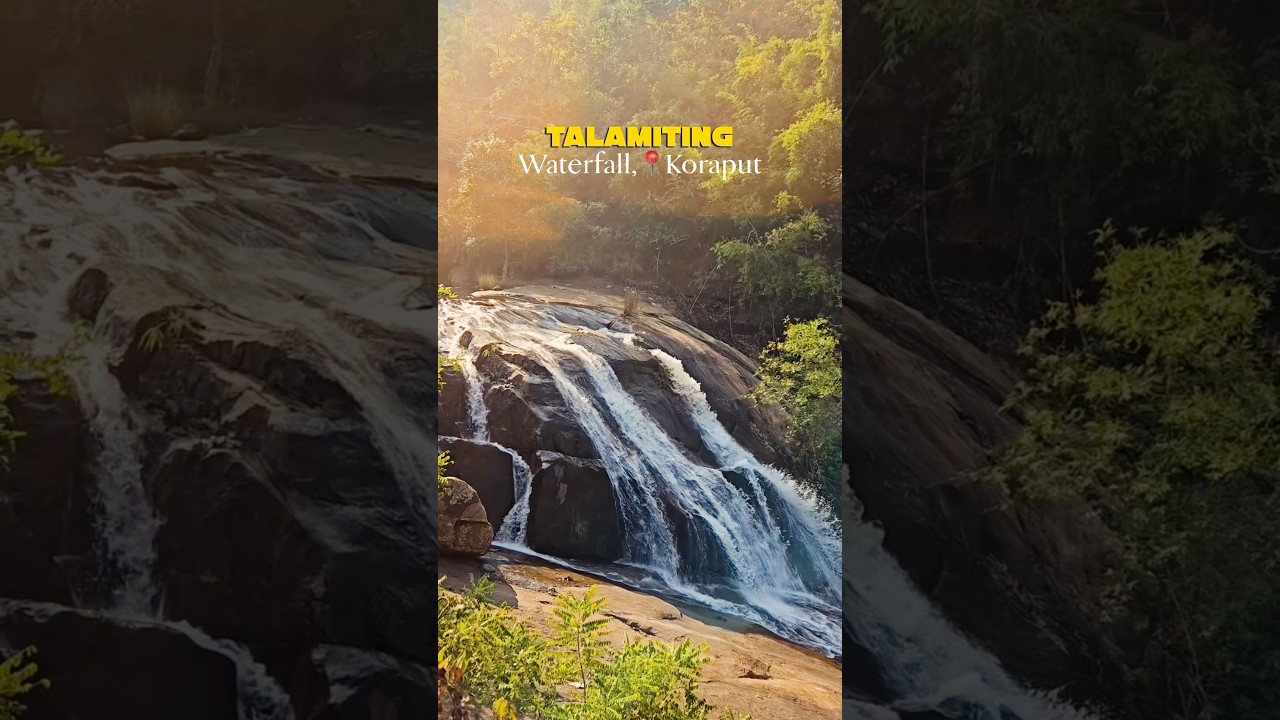 Talamiting Waterfall ,Koraput #music #travel #trending #waterfall #koraput #winter #december