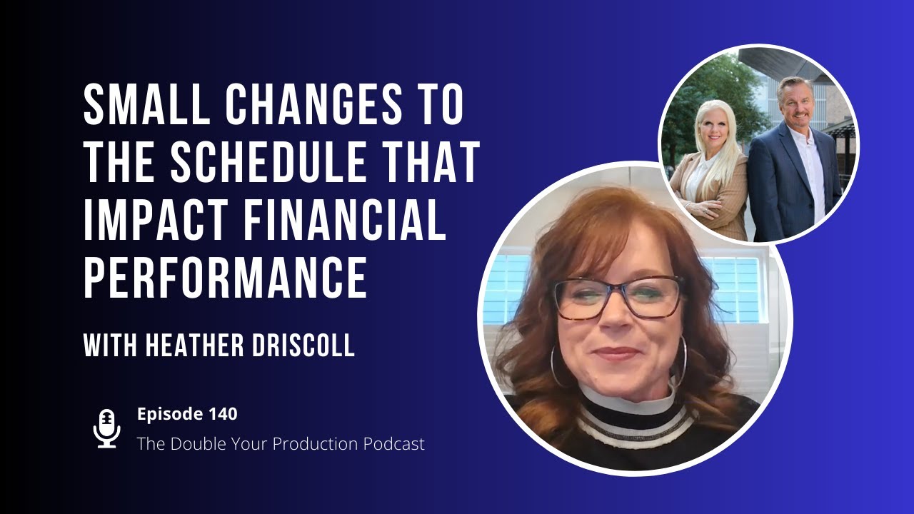 Ep 140: Small Changes to the Schedule That Impact Financial Performance