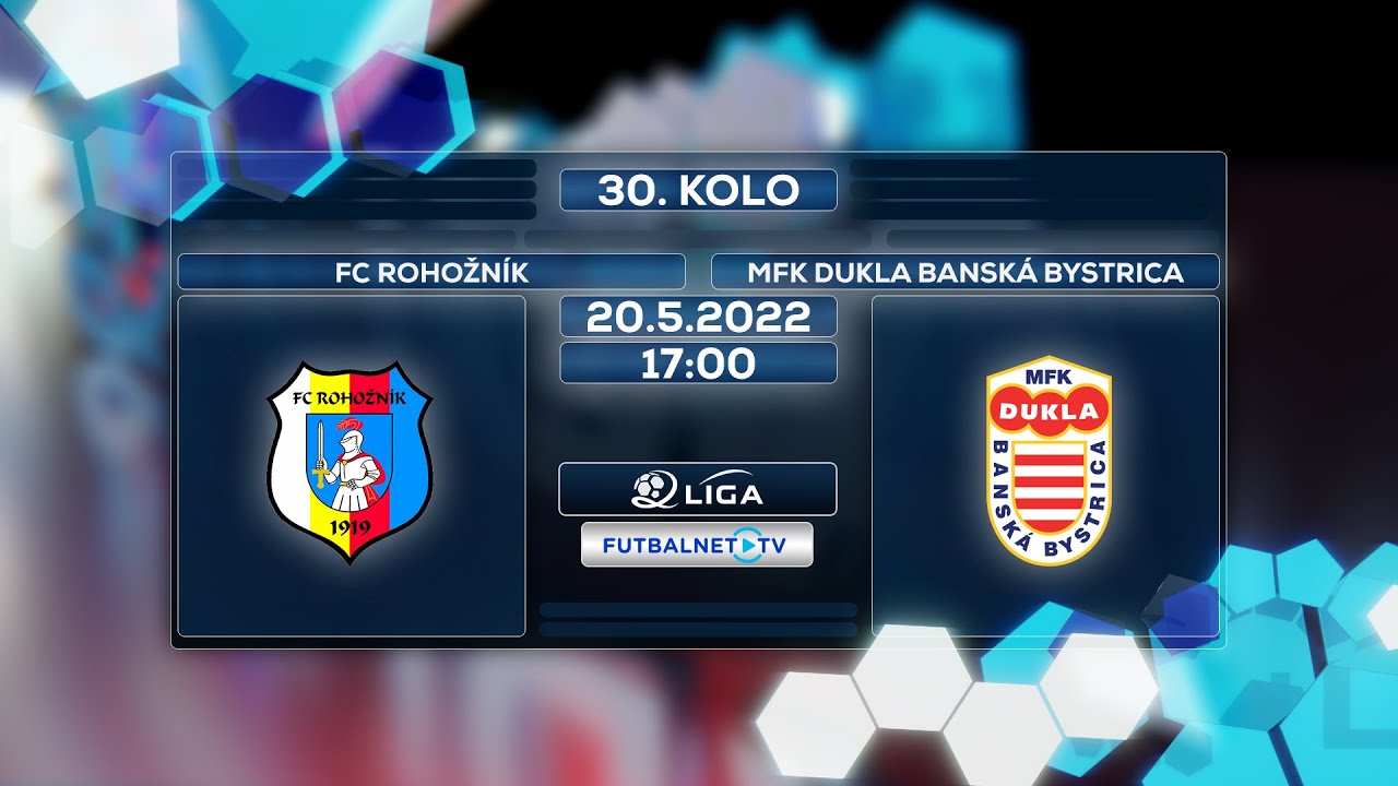 2.liga 2021/2022 30.kolo: FC Rohožník - MFK Dukla Banská Bystrica (zostrih)