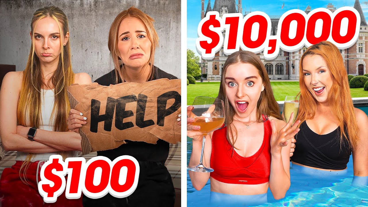 $100 vs $10,000 Europe HOLIDAY