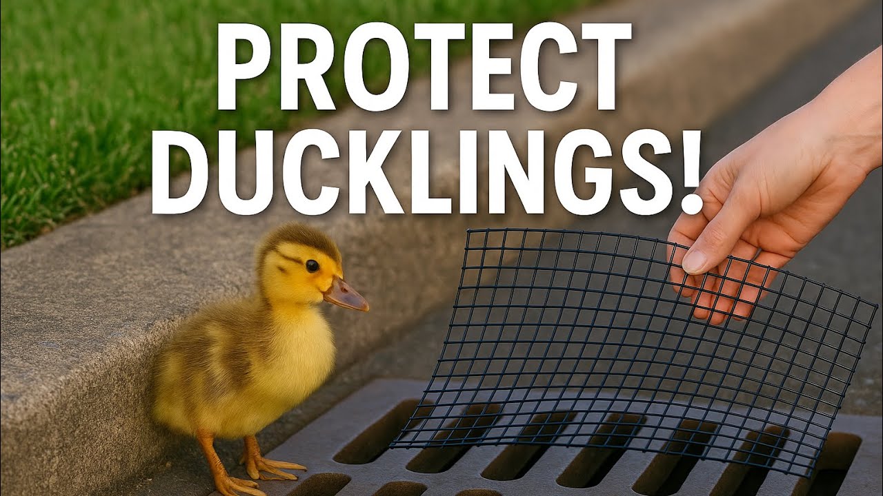 Duckling Rescue DIY: Storm Drain Covers