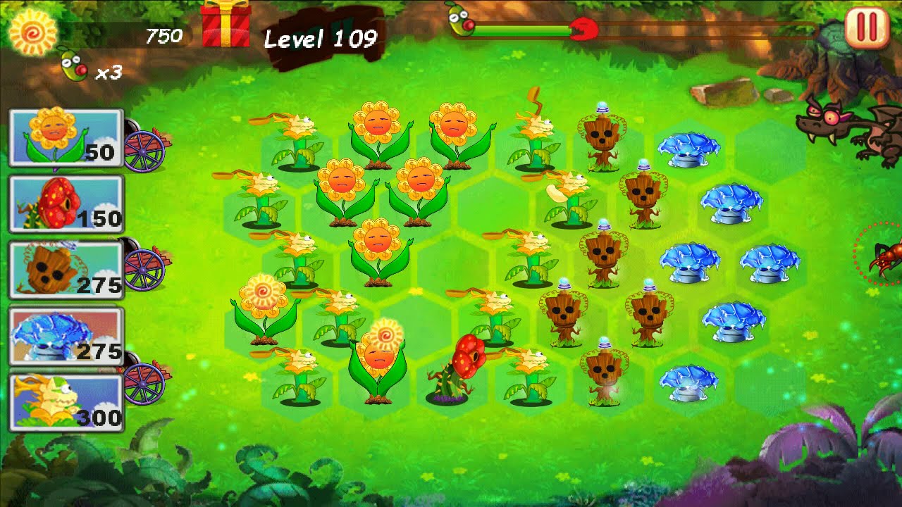 Special Angry Plants part 71 level 109 khmer