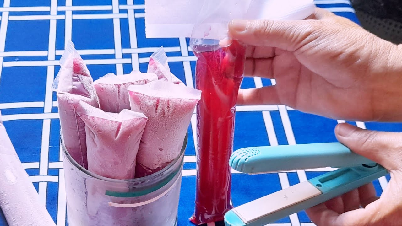 Como  selar geladinho com a chapinha