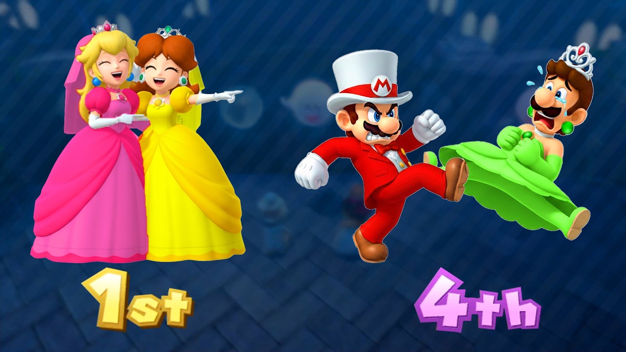 【マリオパーティシリーズ】最強タッグはどっち？プリンセスシスターズ VS マリオブラザーズ