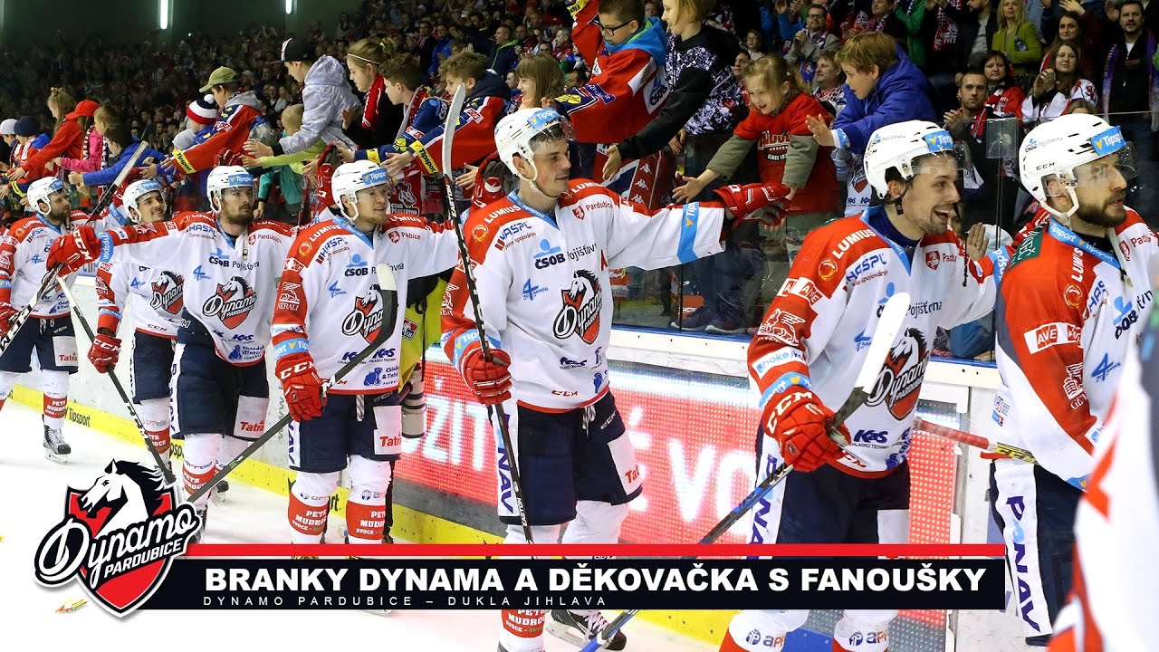 Branky Dynama Dukle a děkovačka po udržení Tipsport extraligy