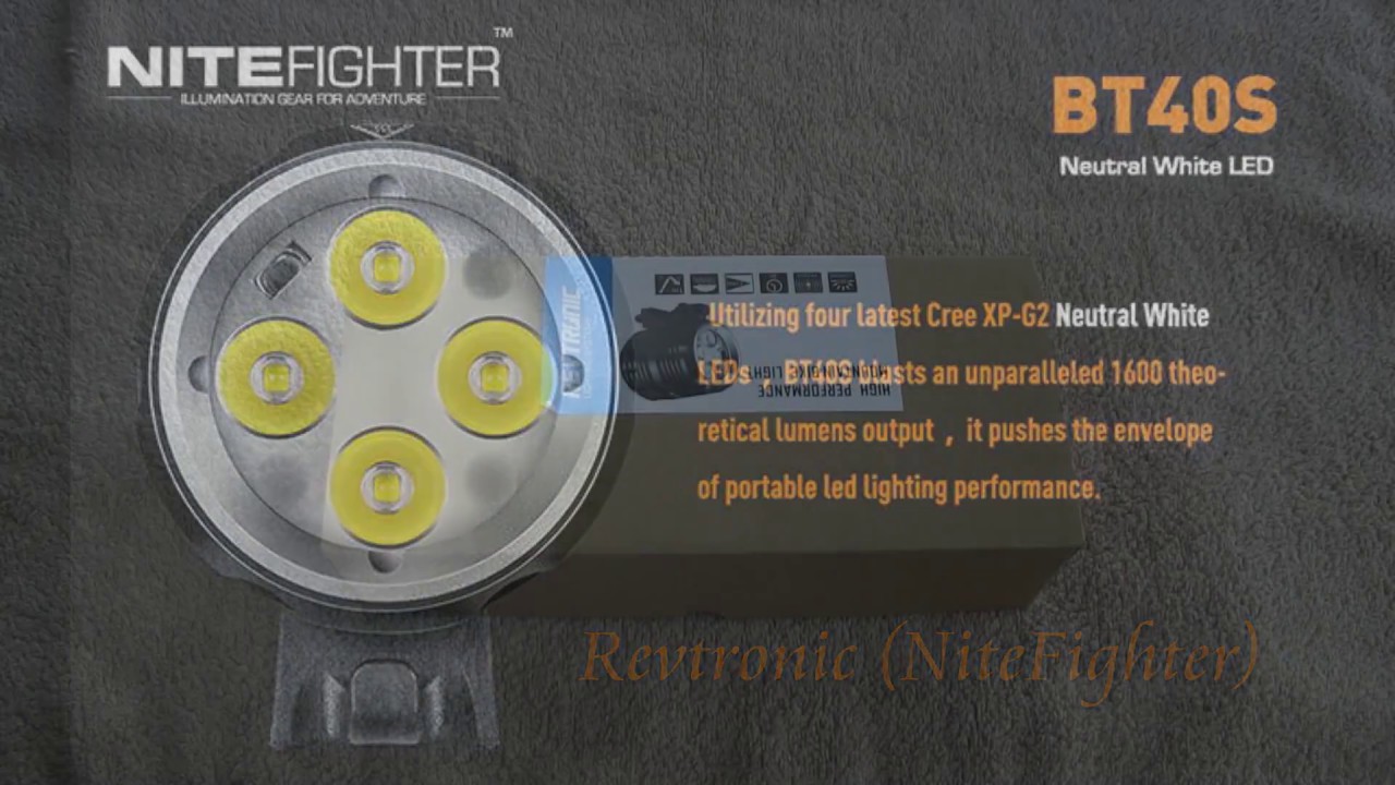 NiteFighter Revtronic BT40S Bike Light, 2017 Review
