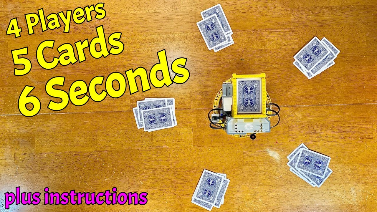 Super Fast Automatic Card Dealer made from LEGO