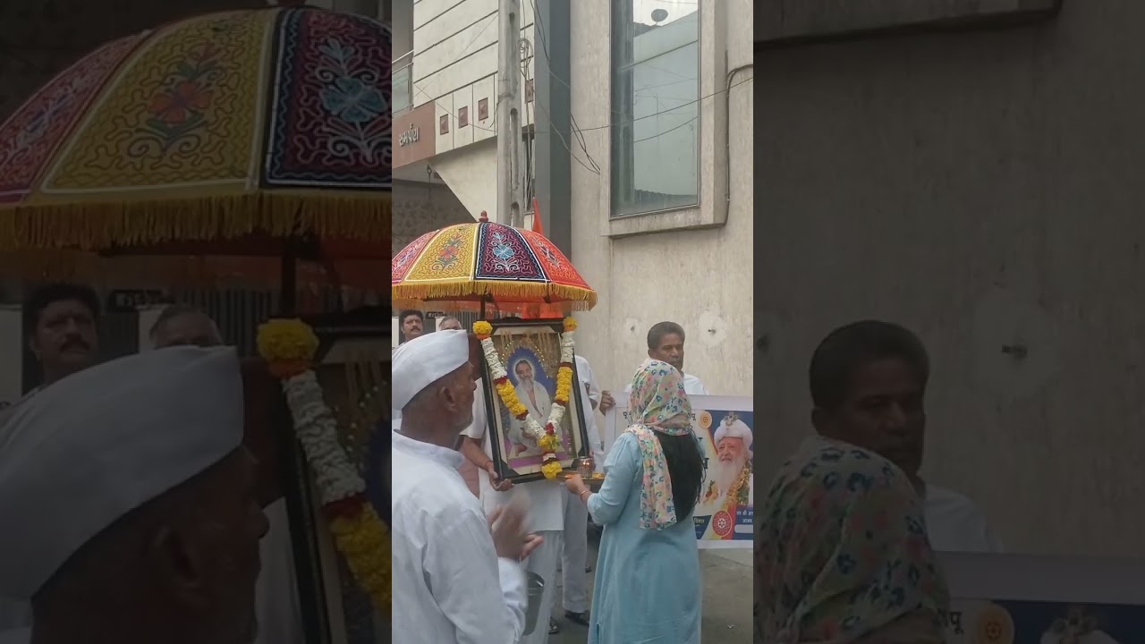 प्रभात कीर्तन फेरी मातृ पितृ पूजन दिवस का प्रचार , पांडेसरा सूरत । #newvideo #santshriasharamjibapu 