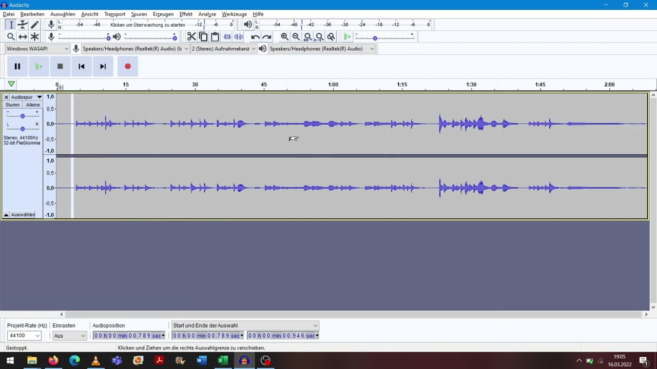 Entfernung von Rauschen mit Audacity | Tutorial