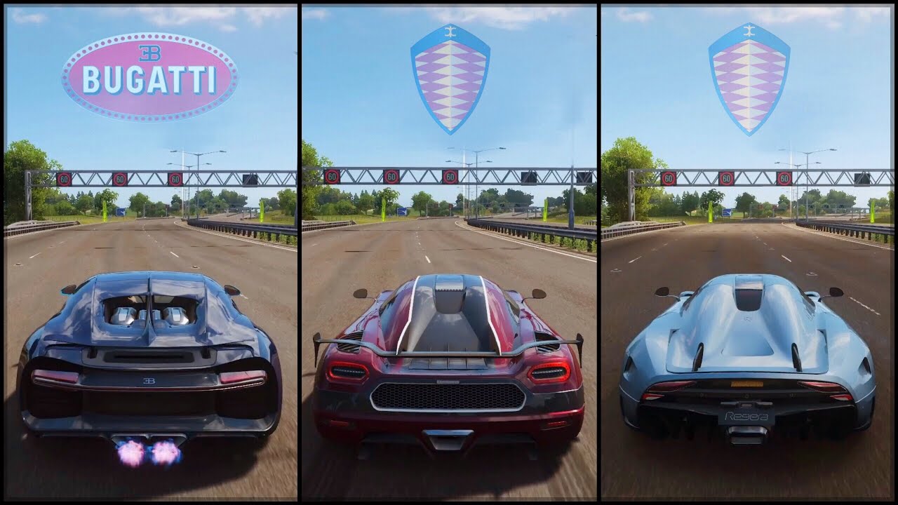 Forza Horizon 4 | Chiron vs Agera RS vs Regera | The Ultimate Hypercar Battle!