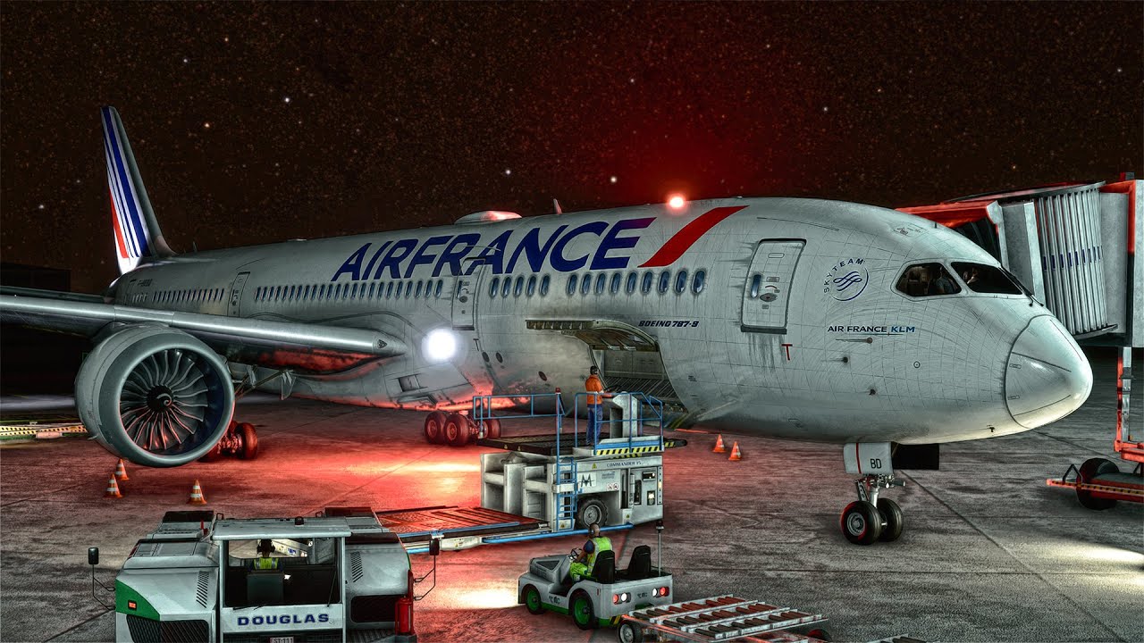 FULL FLIGHT: Paris - Buenos Aires. Air France Boeing 787-9. Microsoft Flight Simulator 2020.