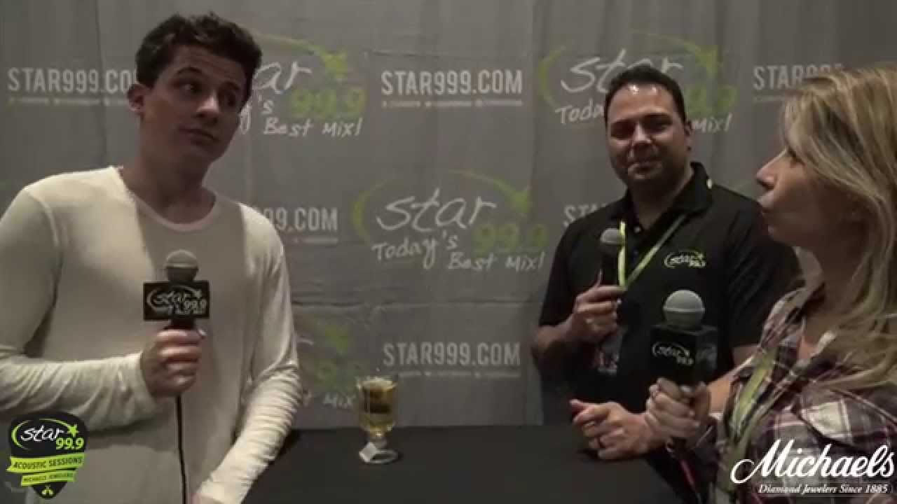 STAR 99.9 Michaels Jewelers Acoustic Session with Charlie Puth - Interview