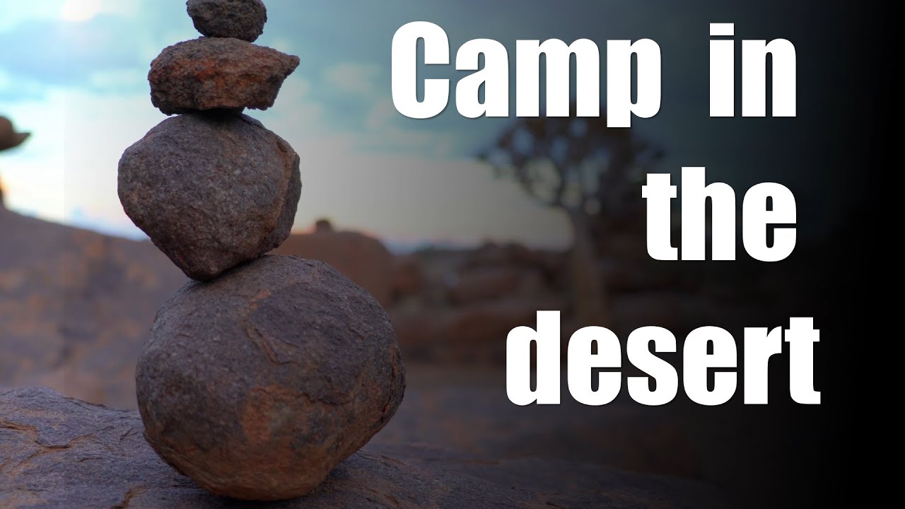 Camping in South Namibia at NWR campsites with caravan