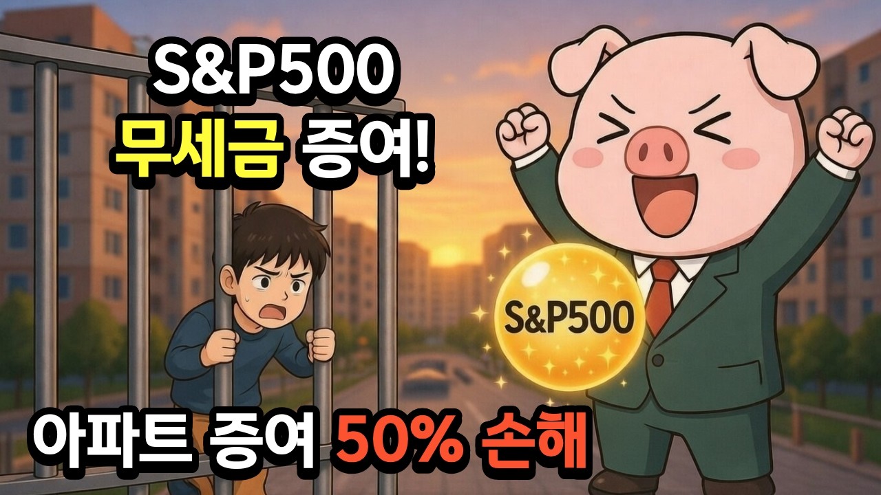 아파트 물려주지 마세요. S&P500이 30년 후 8억 7,000만 원이 됩니다.