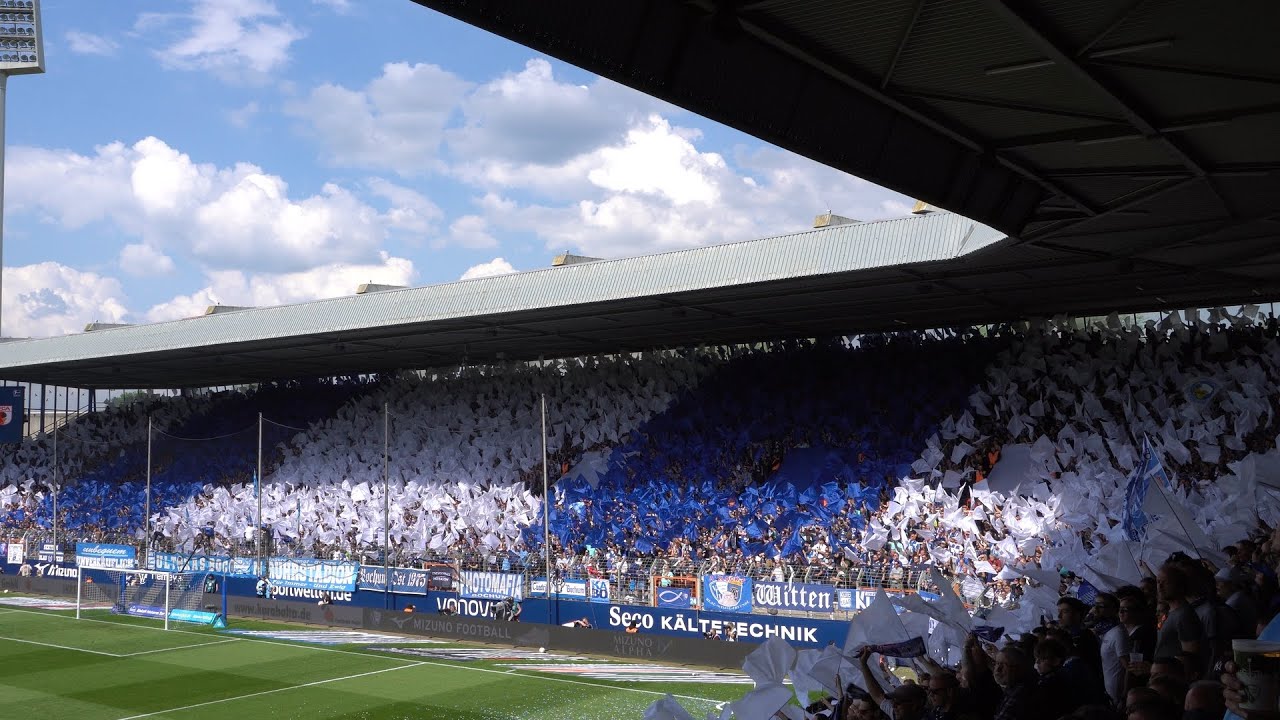 [3-2] VfL Bochum - FC Augsburg, 13.5.2023, Torjubel und starke Unterstützung der Bochumer