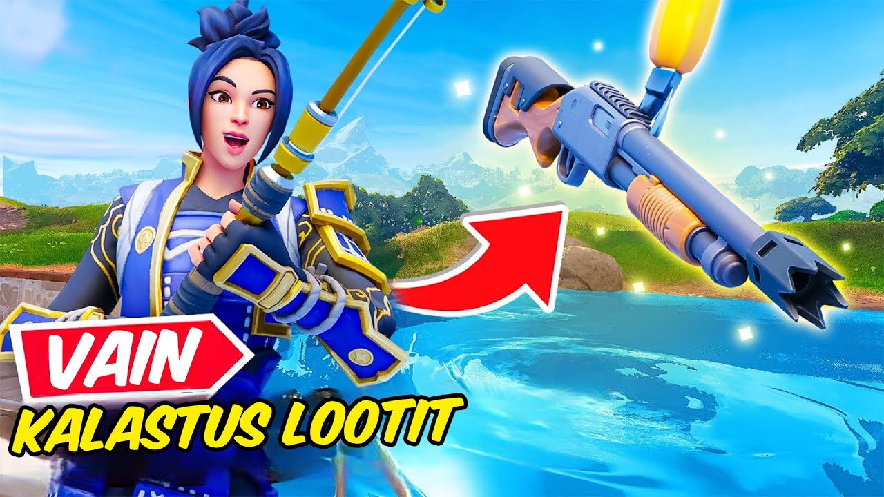 MAHDOTON *KALASTUS* HAASTE FORTNITESSA!