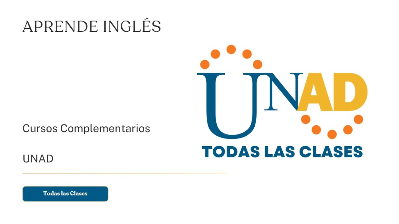 APRENDE INGLÉS | UNAD