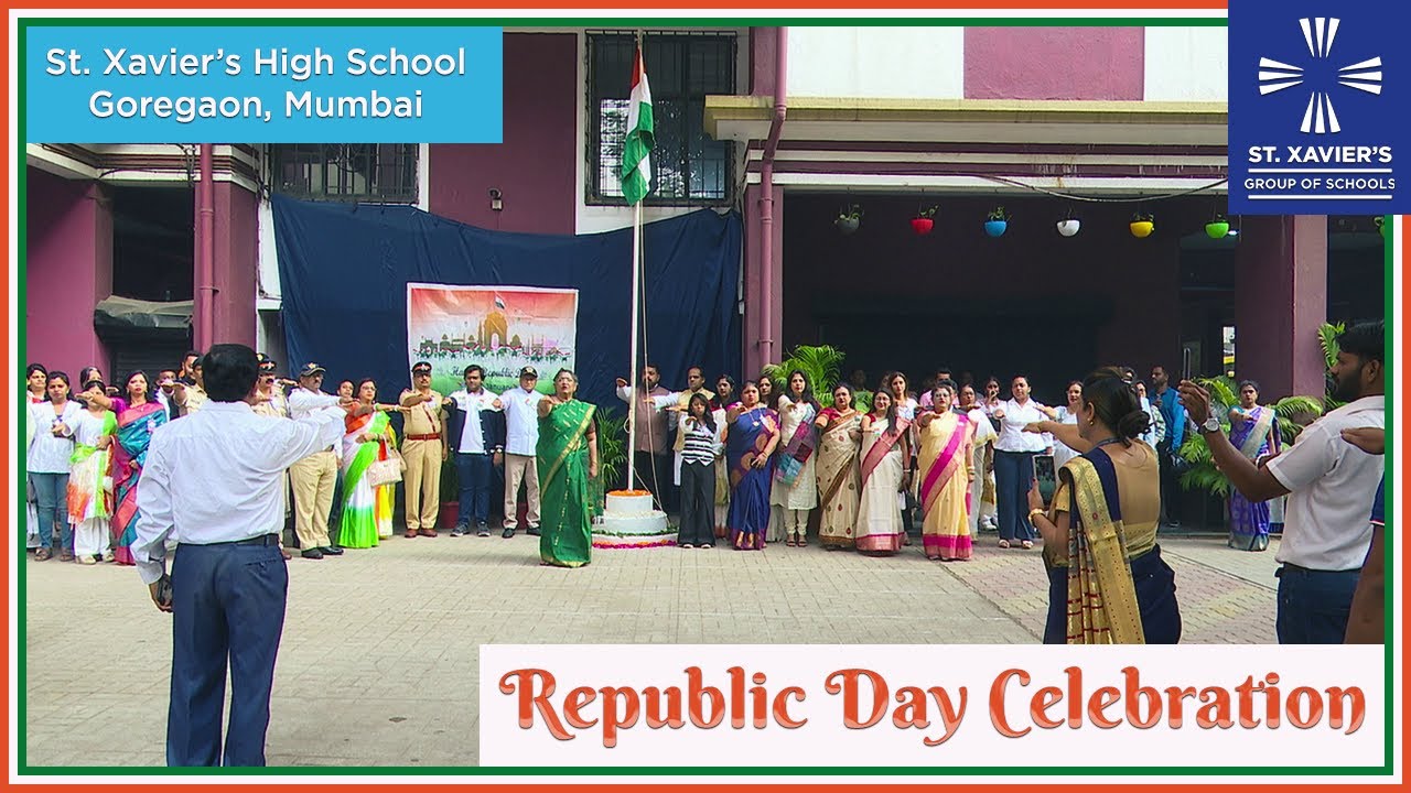 Republic Day Celebration at St. Xavier's High School, Goregaon, Mumbai - 26 January 2026