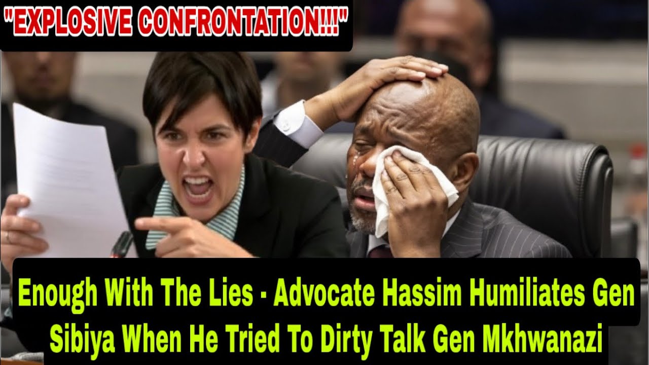 ENOUGH WITH THE LIES - Advocate Hassim  Humiliates Gen Sibiya When He Tried To Dirty Gen Mkhwanazi