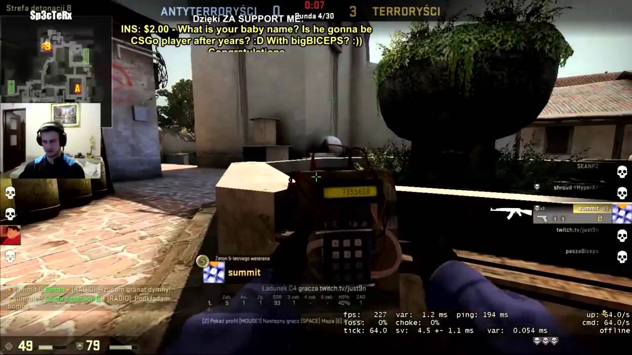 Pasha Trolling American Players (w/ Shroud, Summit and others)