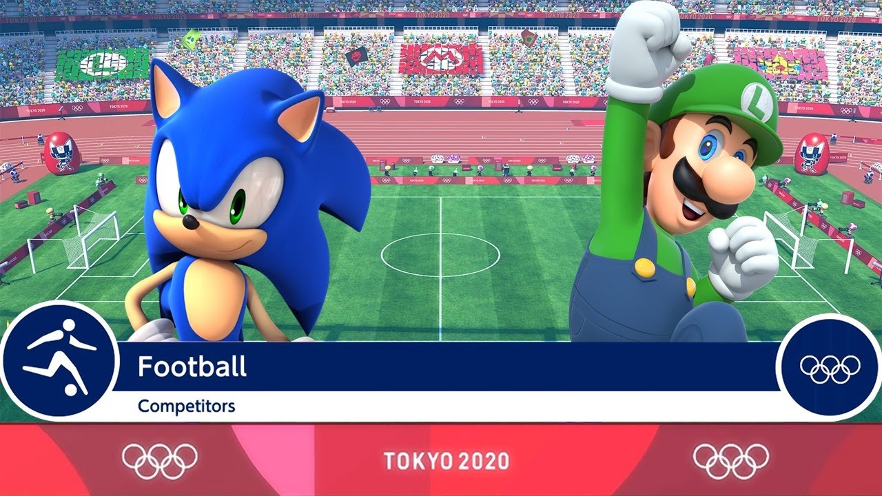 Mario & Sonic at the Tokyo 2020 Olympic Games - Sonic/Vector Vs. Luigi/Knuckles