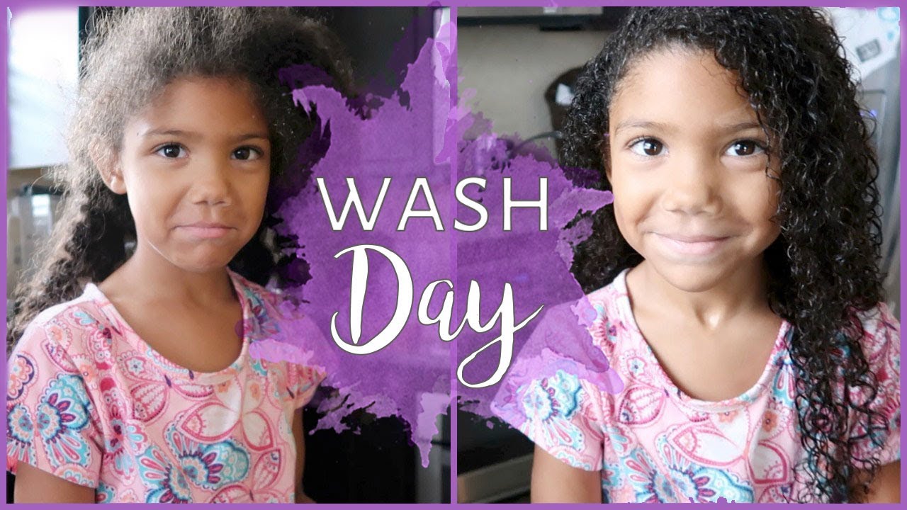 Our New Biracial Hair Washing Routine With a Shampoo Buddy