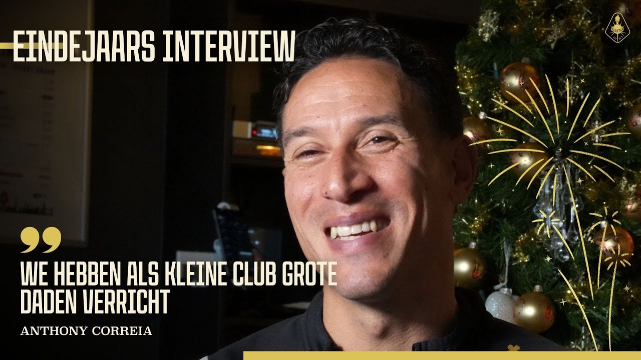 EINDEJAARSINTERVIEW MET ANTHONY CORREIA | ‘Ik denk dat dit het meest bijzondere jaar ooit was’