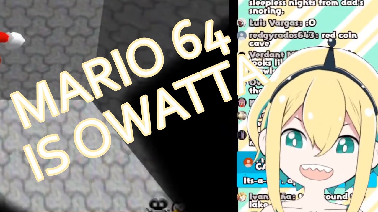 Angery Pikamee in Mario 64