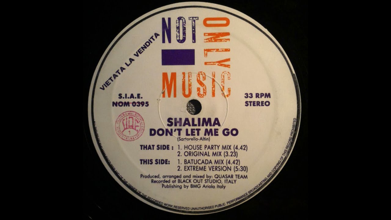 Shalima - Don't Let Me Go (Original Mix)