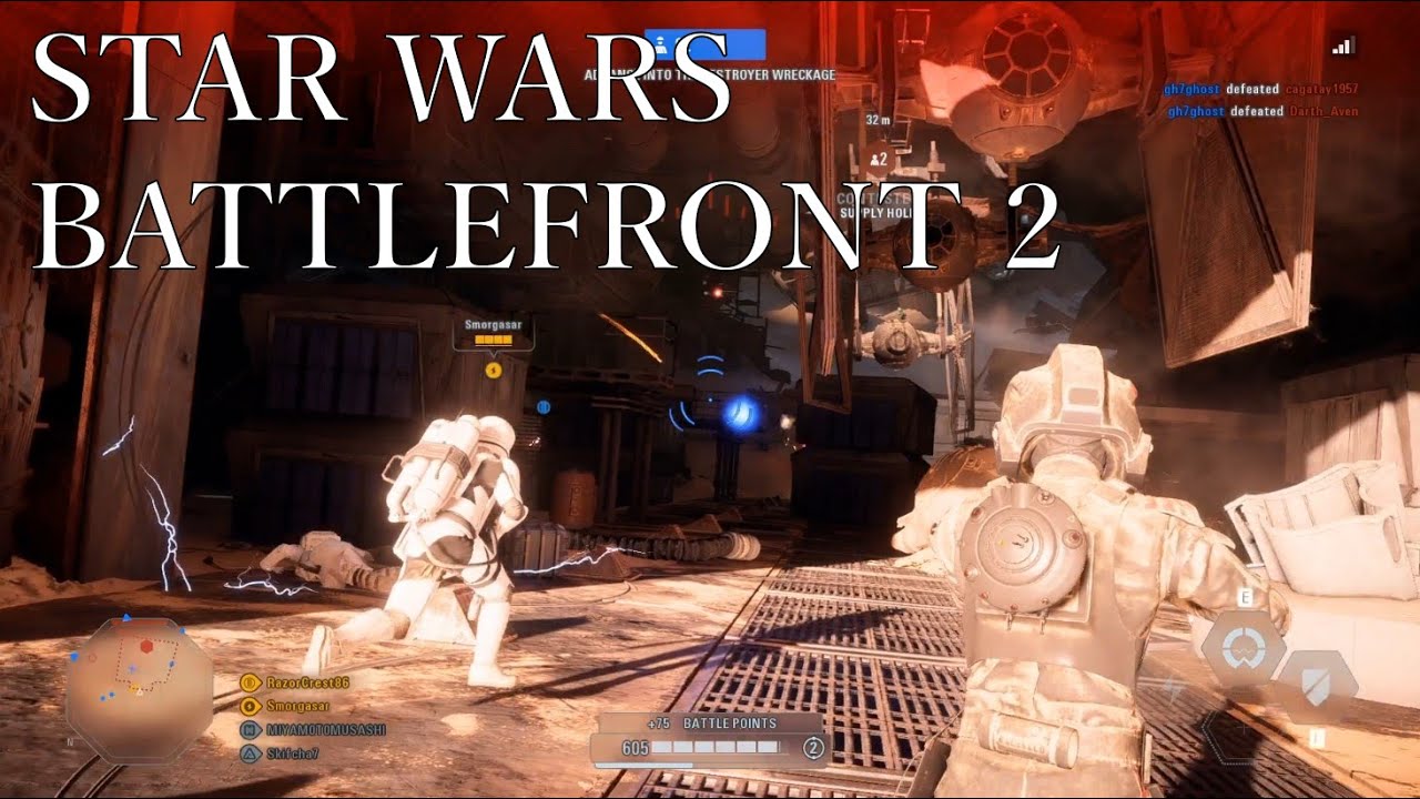 Star Wars Battlefront 2 - Galactic Assault - Jakku - First Order Gameplay (No Commentary)