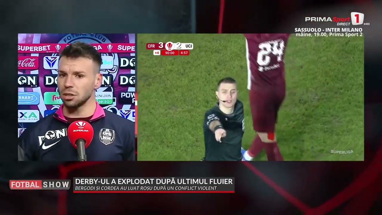 Cordea explică de ce a ajuns la bătaie cu Bergodi: ”M-a înjurat de familie, apoi am înjurat și eu”