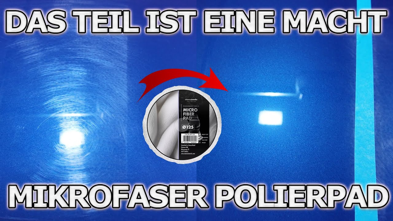 WOW! MEHR ONE-STEP GEHT NICHT! Dieses Polierpad solltest du testen! Chemicalworkz Mikrofaser Pad