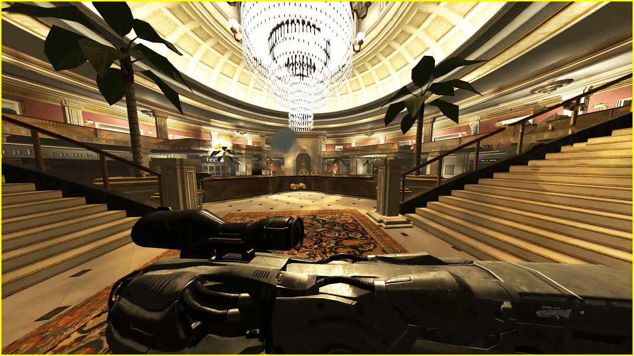 NEW CASINO MAP!!! Duke Nukem Forever (PC) Multiplayer Deathmatch on Roundabout (Custom Map)(2023)