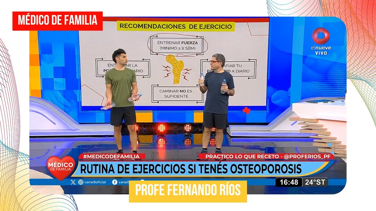 Ejercicios si tenés osteoporosis | Médico de familia | Dr. Jorge Tartaglione | Fer Ríos